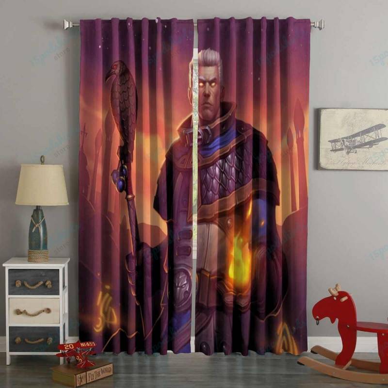 3D Printed Hearthstone Khadgar Style Custom Living Room Curtains