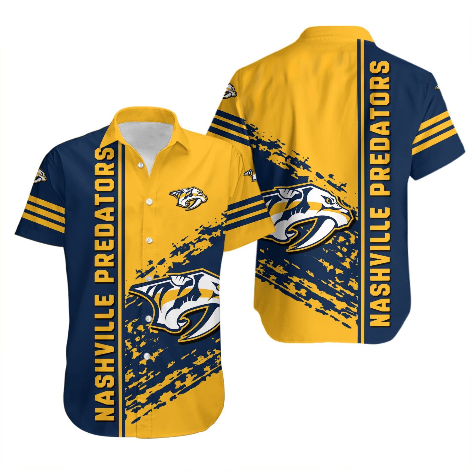 Nashville Predators Hawaiian Shirt Quarter Style – Nhl