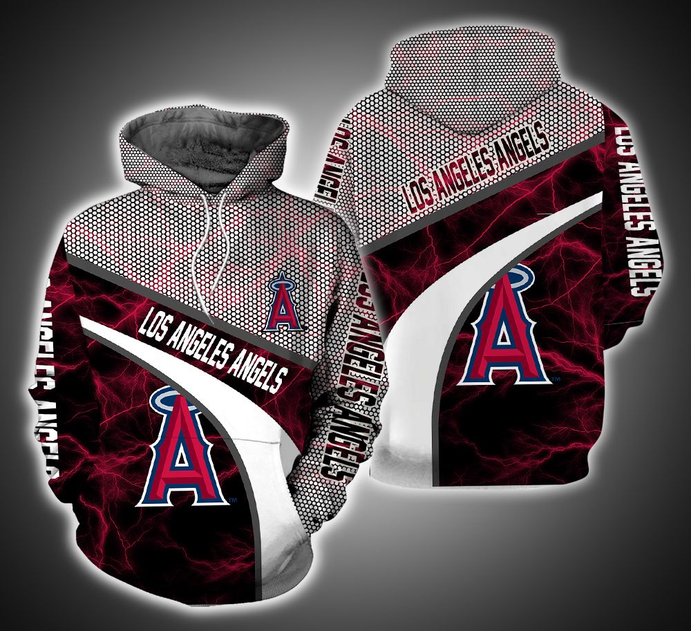 Los Angeles Angels Armor Ver.2 3D Print Hoodie