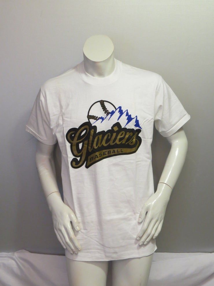 Vintage Minor League Baseball Surrey Glaciers Script Logo Shirt