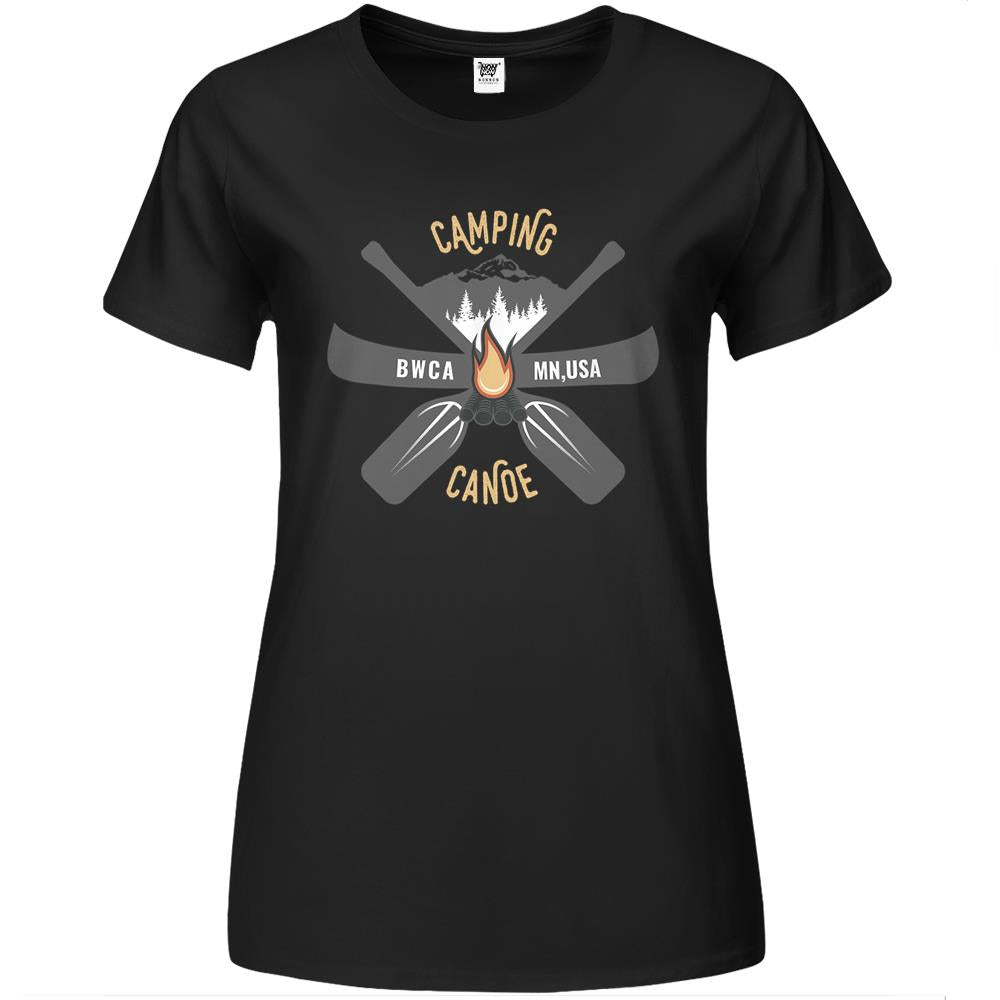 Bwca Canoe Canoeing Outdoor Camping Gifts Premium Womens T Shirts