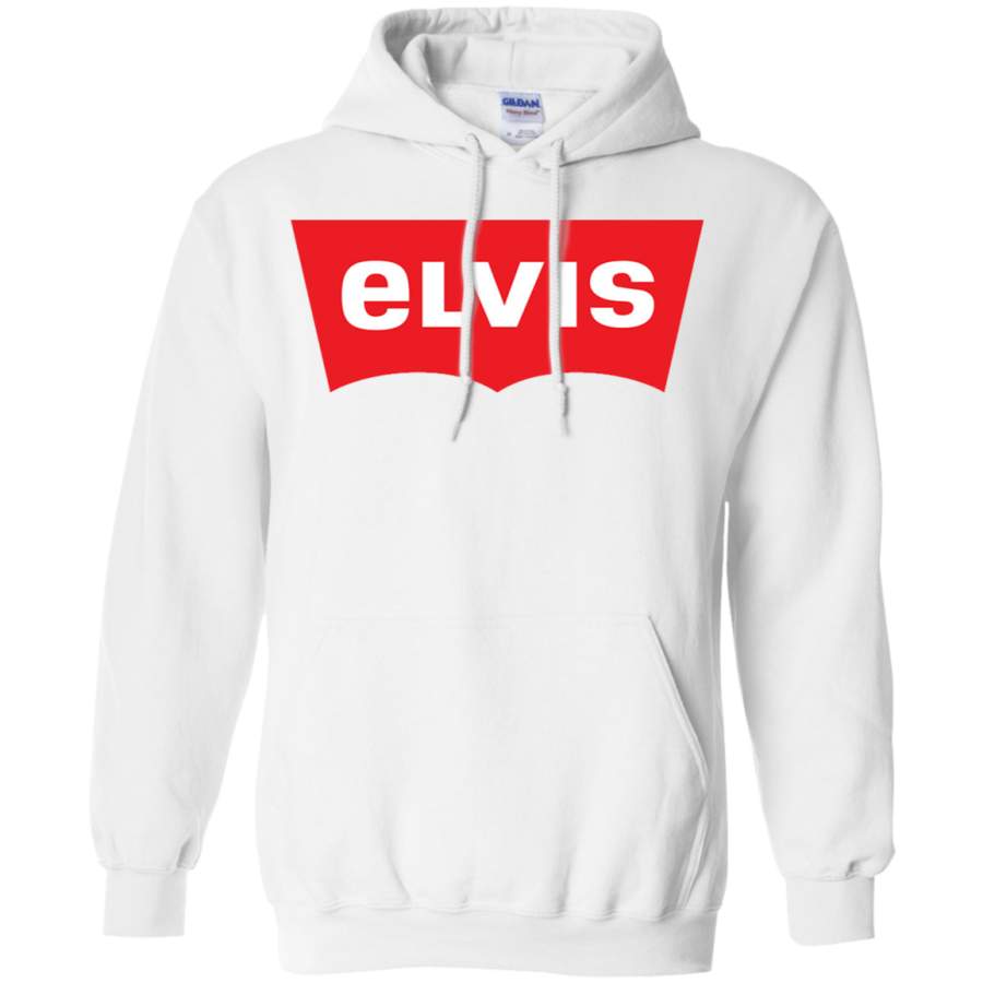 AGR ELVIS – Levis Style Logo Gildan Pullover Hoodie