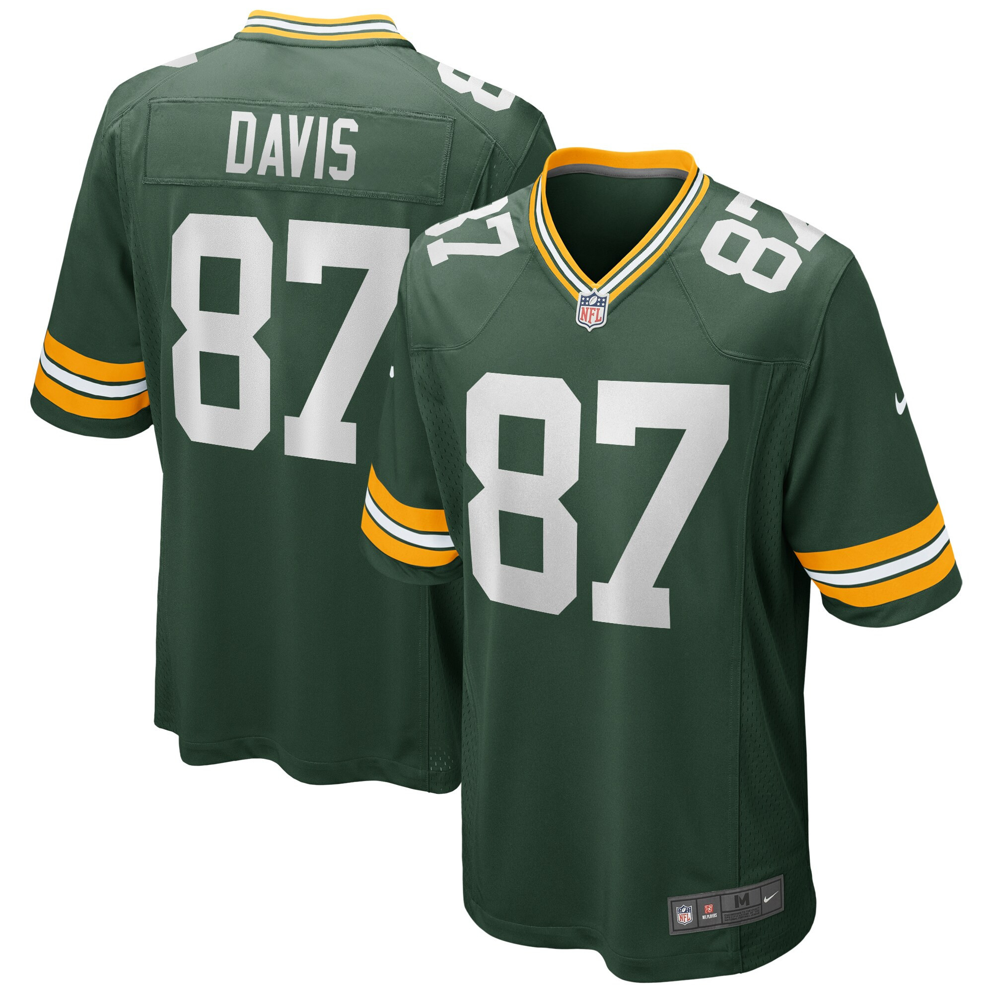 Willie Davis Green Bay Packers Game Retired Player Jersey – Green NFL