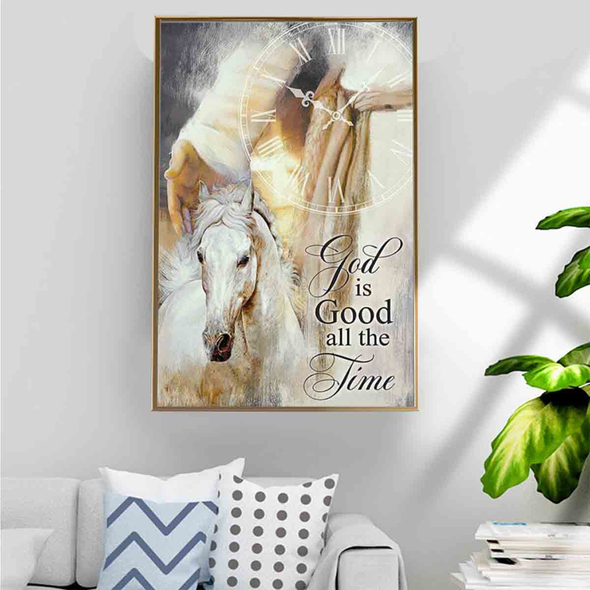 God Is Good All The Time Poster Canvas Home Decoration Christmas Gifts For Men Women – Gigo Smart