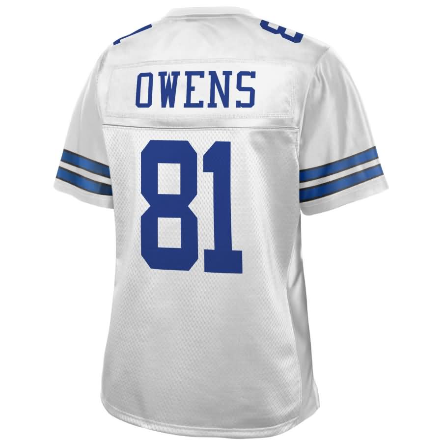 Terrell Owens Dallas Cowboys NFL Pro Line Womens Retired Player Jersey – White