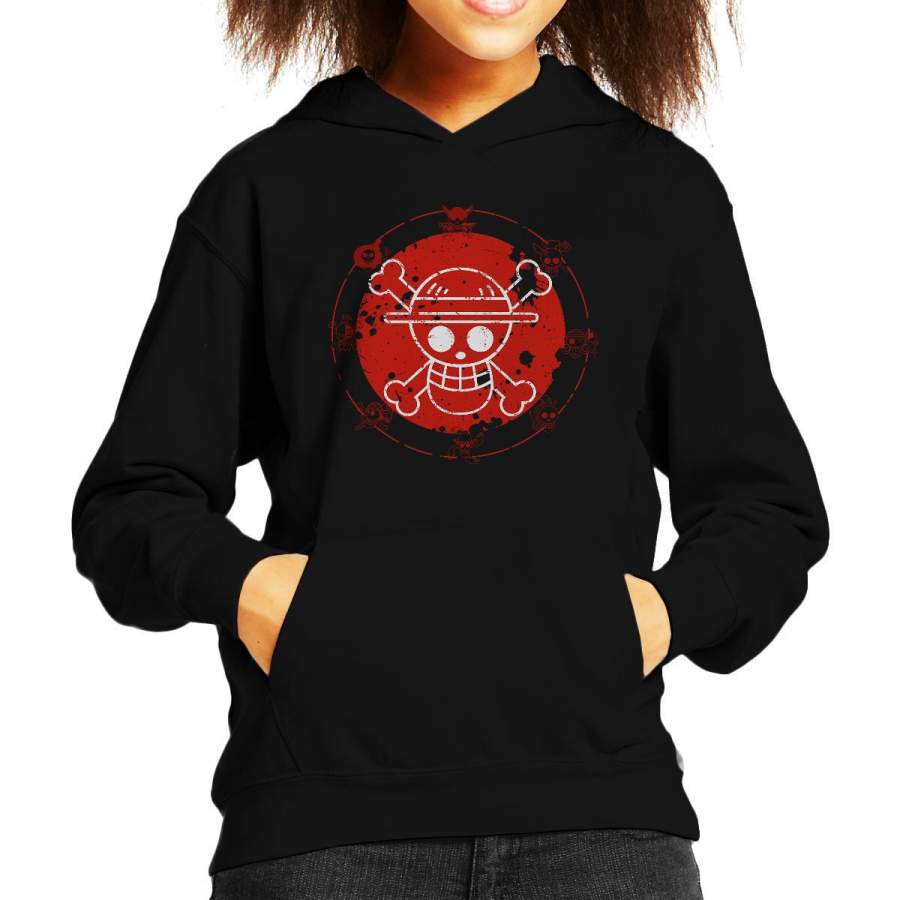 One Piece Logo Kid’s Hooded Sweatshirt