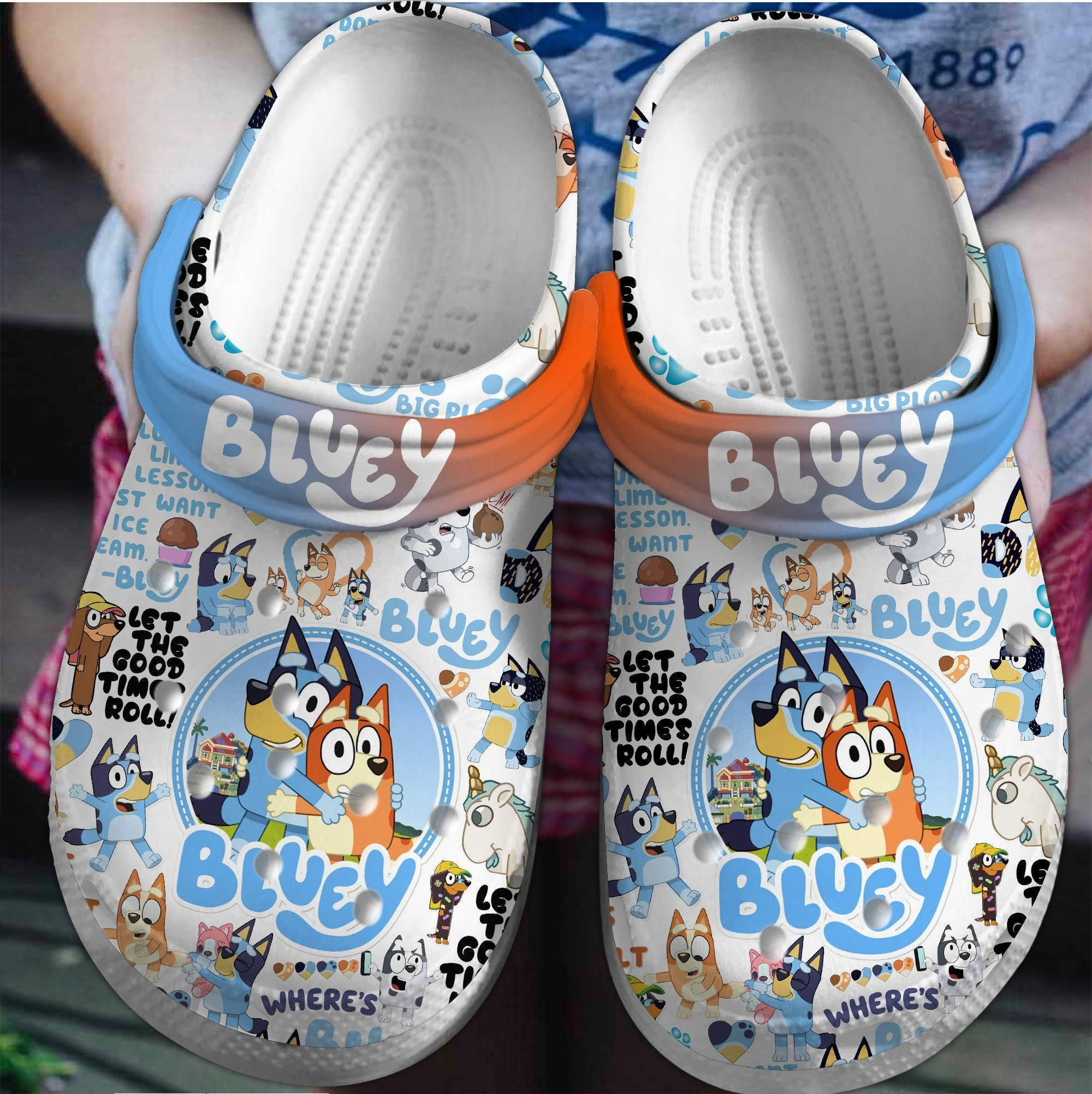 Bluey Crocss Clogs For Men Women And Kid Pbfkahgc