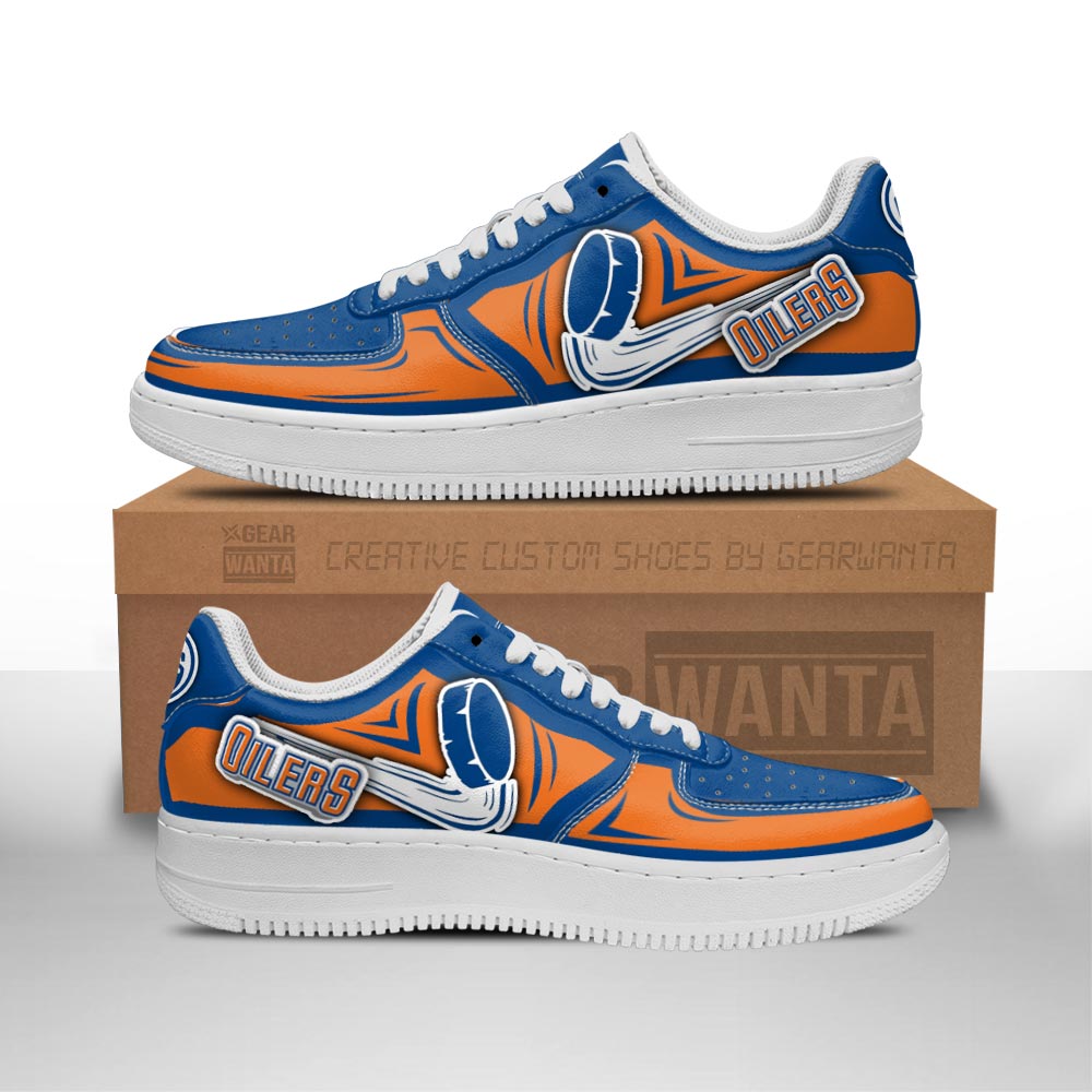 Edmonton Oilers Air Shoes Custom Naf Sneakers For Fans