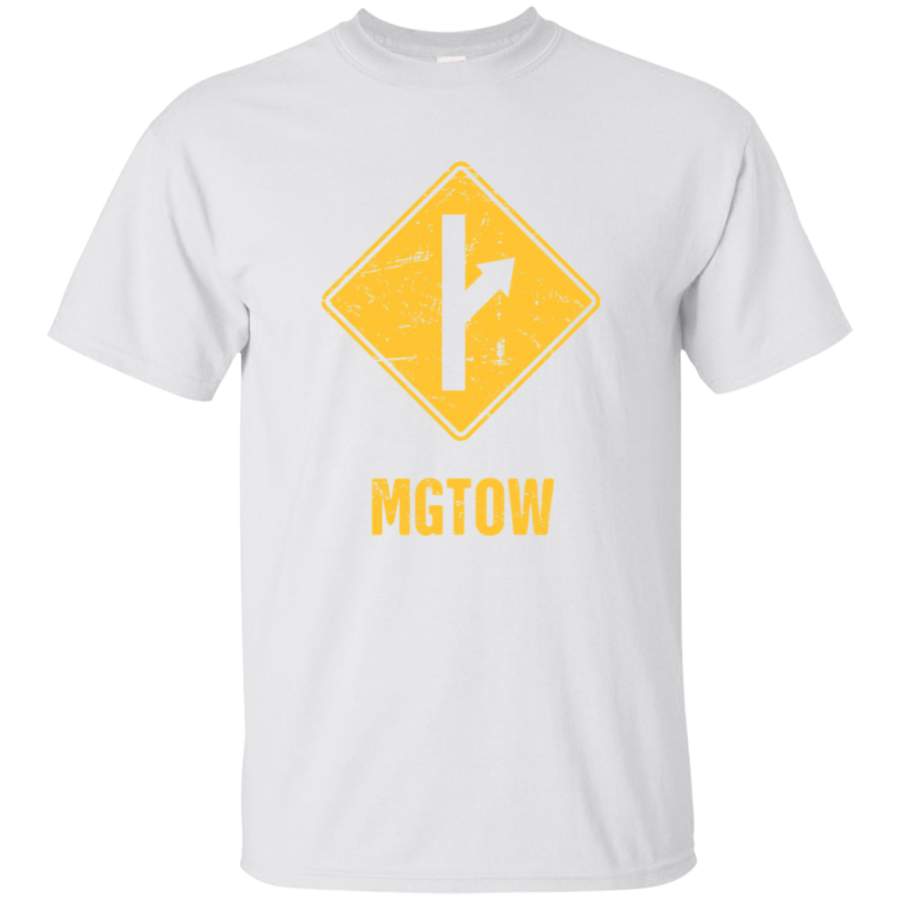 AGR Distressed MGTOW Sign Mens Cotton T-Shirt