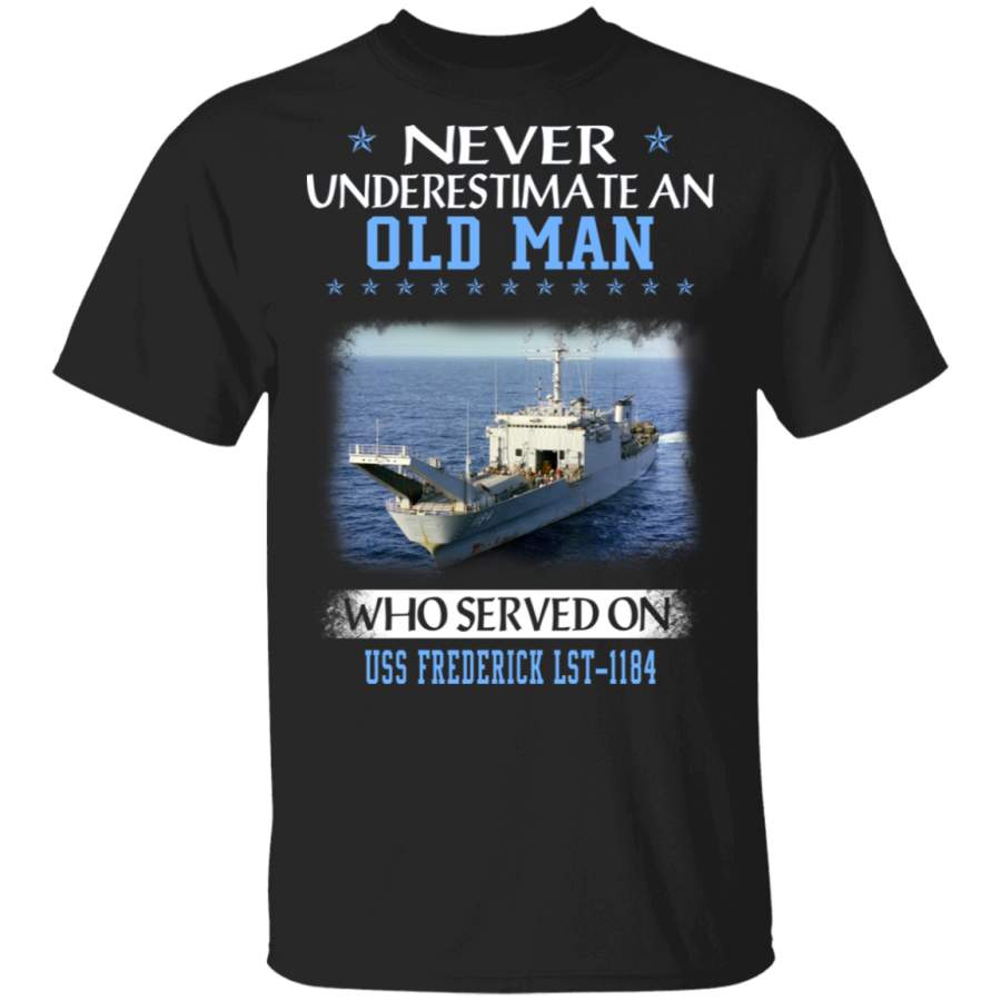 USS Frederick LST-1184 Veterans Day Christmas Gift T-Shirt