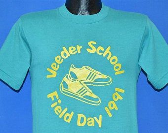 90s Veeder Eletary School Field Day 1991 New York T-shirt  Vintage Tee 3809