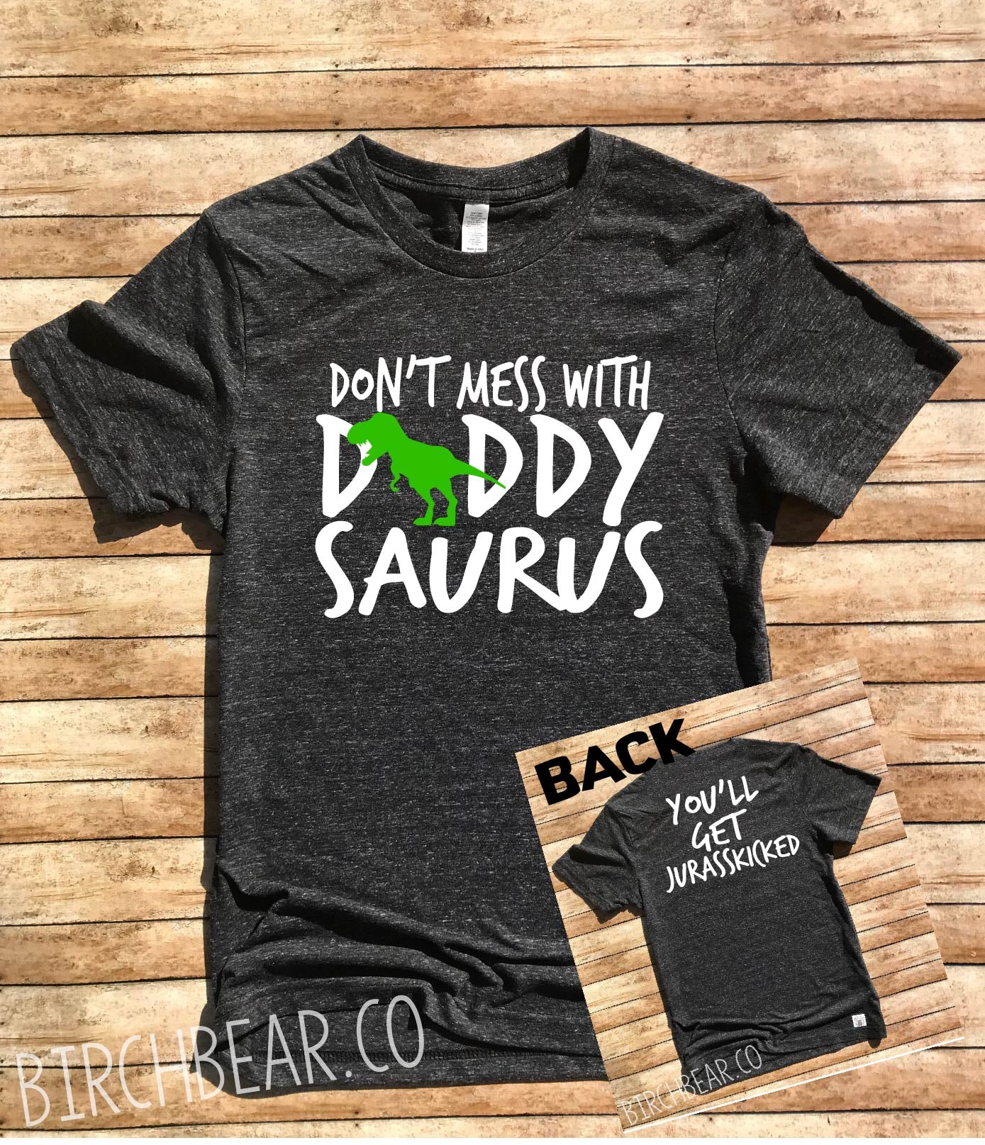 Unisex Tri-Blend T-Shirt Dont Mess With Daddy Saurus T Shirt – Daddy Saurus Shirt – Dinosaur Dad Shirt –  Matching Dinosaur Birthday Shirt