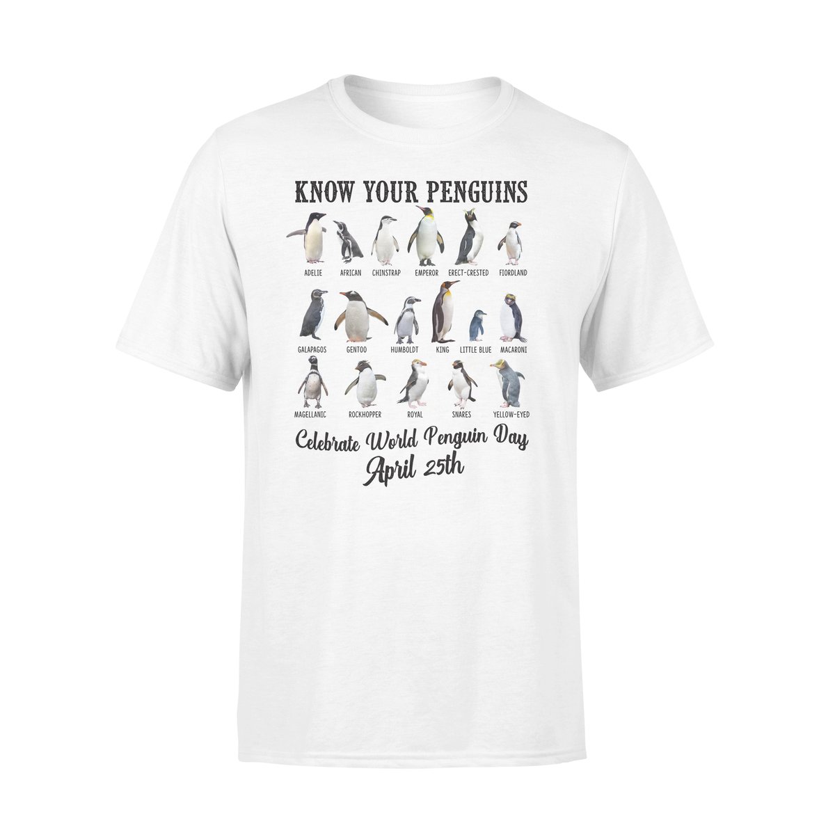 Penguin Celebrate Day – Standard T-Shirt, Gift For Him, Gift For Penguin Lover T-Shirt Hoodie All Color Size S-5Xl