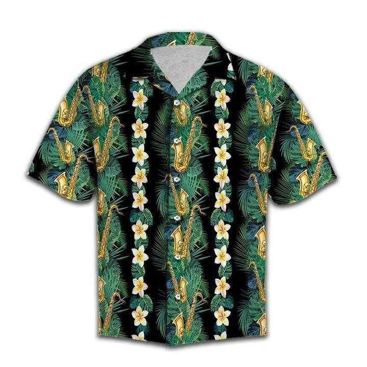 Beach Shirt Order Amazing Saxophone Music Love Unisex Hawaiian Aloha Shirts Dh