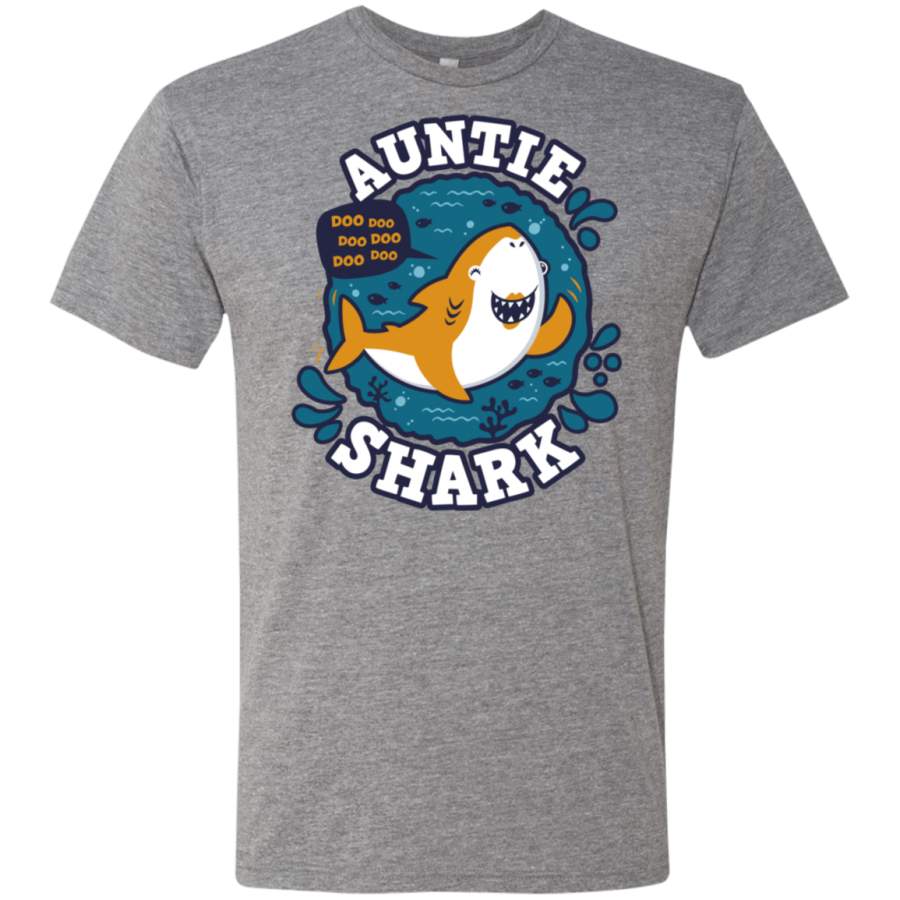 Shark Family Trazo – Auntie Men’s Triblend T-Shirt