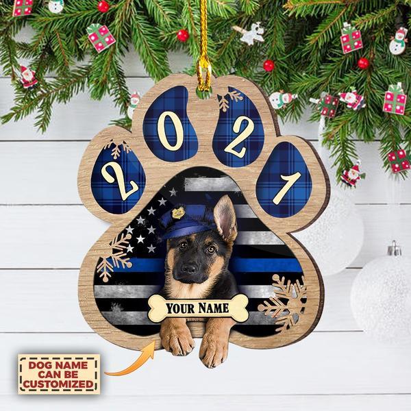 Police Gift – Police K9 – Ornament – Hdmt 2510 Christmas Ornament