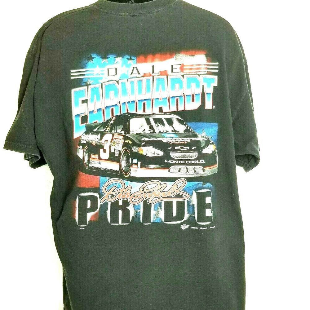 Dale Earnhardt S Vintage 90S Shirt 2 Black Nascar Shirt