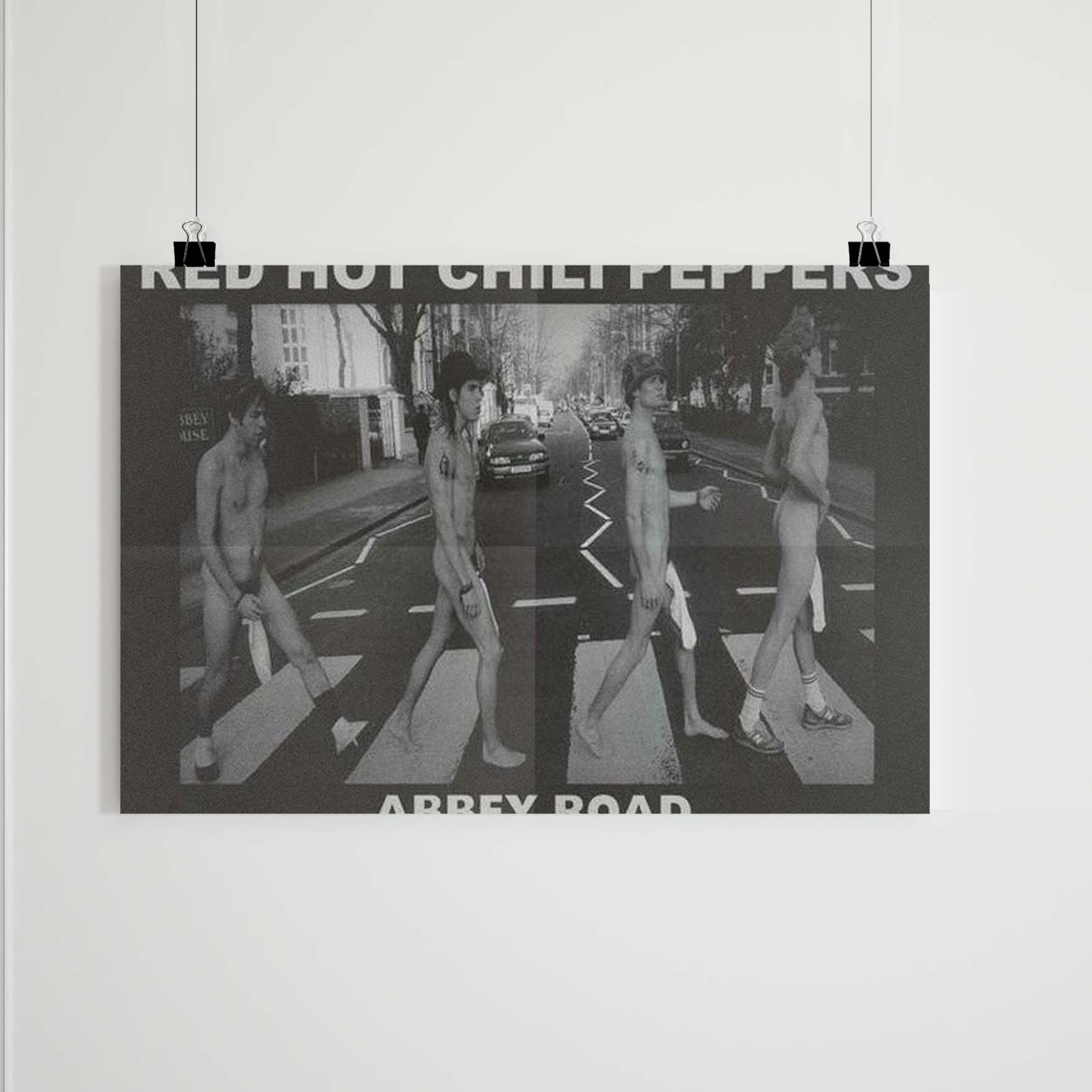 Red Hot Chili Peppers Abbey Road Poster