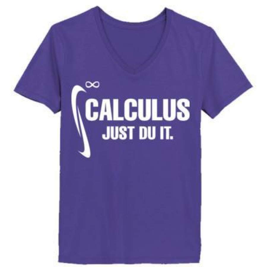 AGR Calculus Just Du It – Ladies’ V-Neck T-Shirt