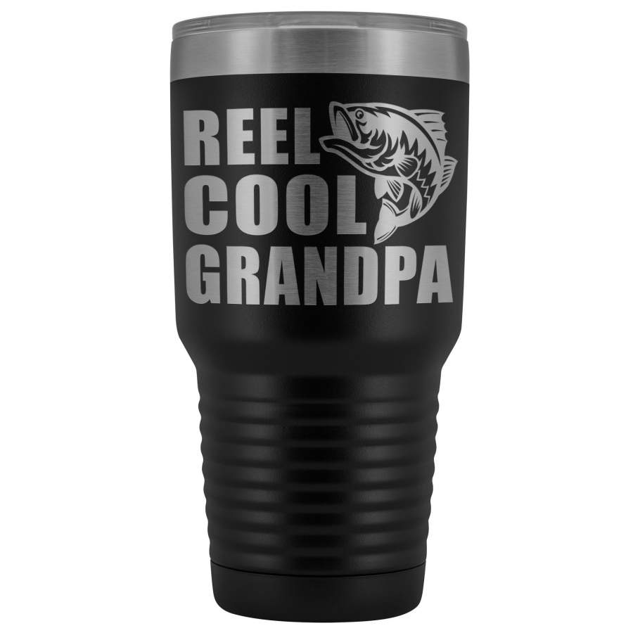 Reel Cool Grandpa 30oz. Tumblers Grandpa Fishing Travel Mug