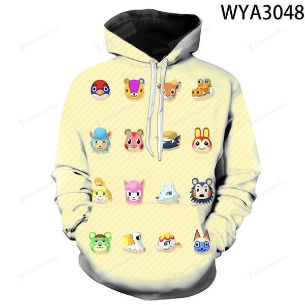 Animal Crossing 3D All Over Print Hoodie, Zip-Up Hoodie