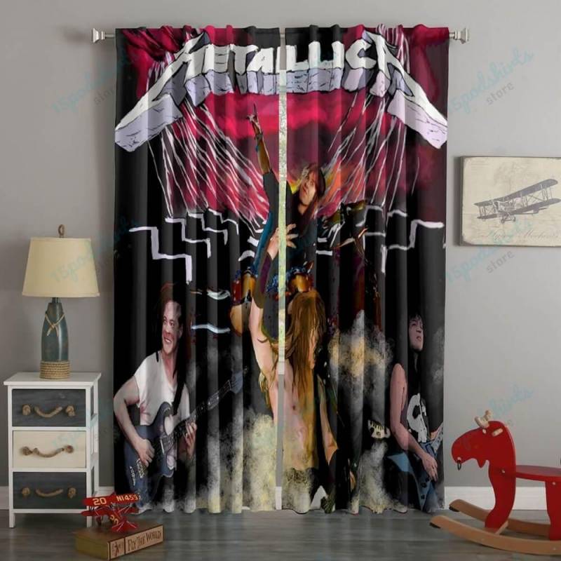 3D Printed Metallica Style Custom Living Room Curtains