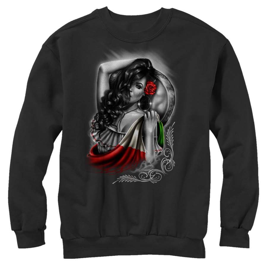 Aztlan Men’s Mi Cultura  Sweatshirt Black