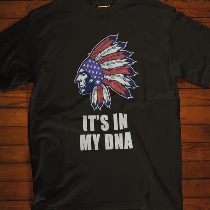 Native American It’s In My Dna For Lovers Standard Men T-shirt