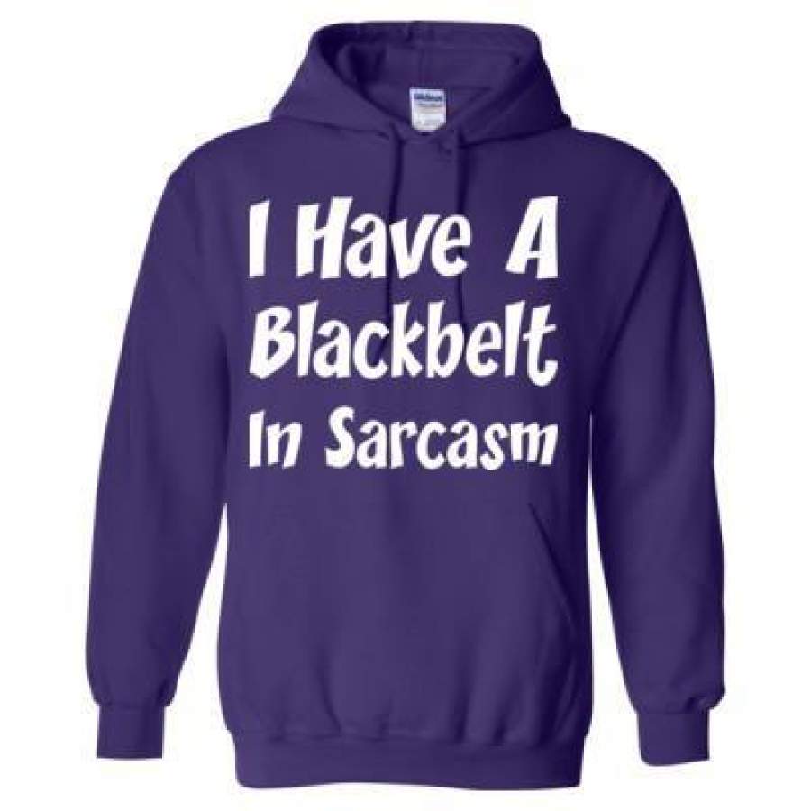 AGR I Have A Blackbelt In Sarcasm – Heavy Blend™ Hooded Sweatshirt