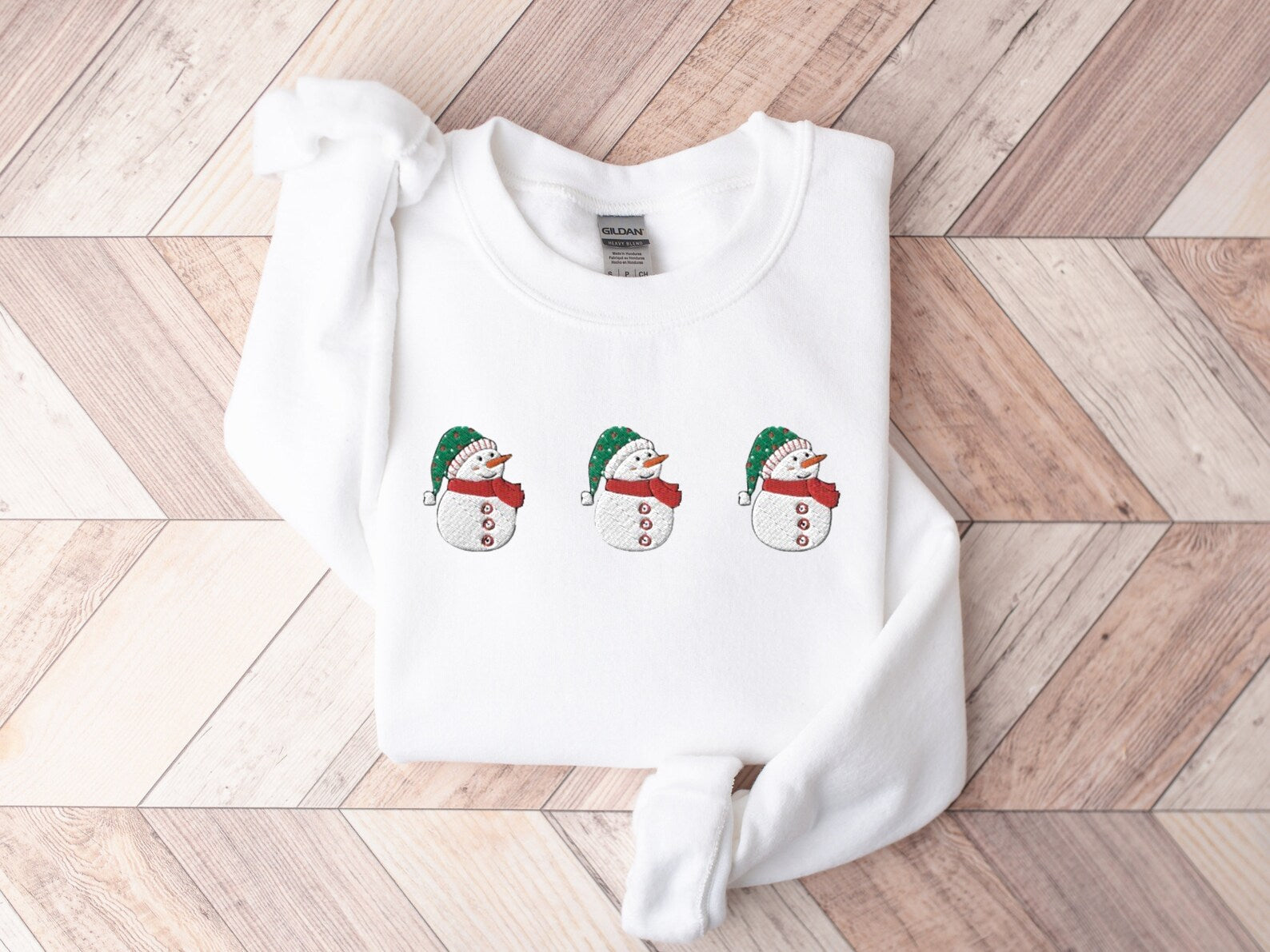 Cute Christmas Embroidered Halloween Sweatshirt