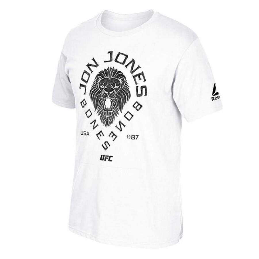 UFC Men’s Reebok Jon Jones Black Lion T-Shirt