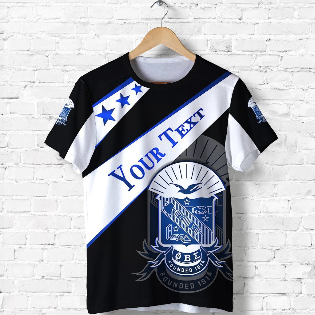 (Custom Personalised) Phi Beta Sigma T Shirt Lovers Version Black Lt13