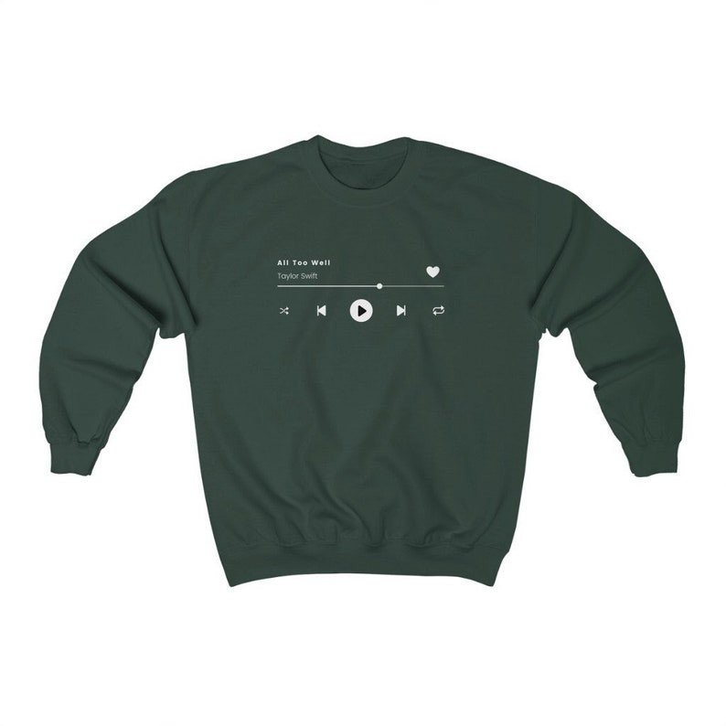 All Too Well Inspired Taylor Swift Sweatshirt | Fall Fan Gift