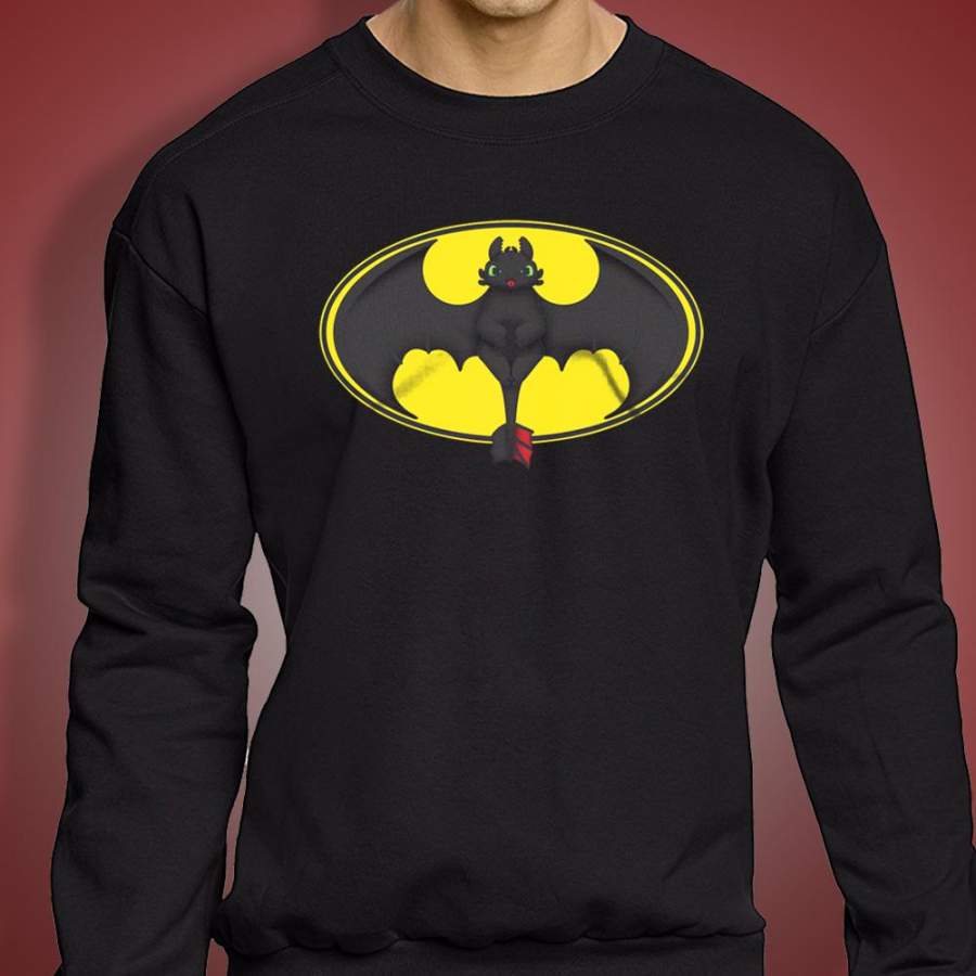 Toothless Spoof Batman Men’S Sweatshirt