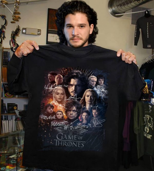 Game Of Thrones Characters 2D Tshirt Hg