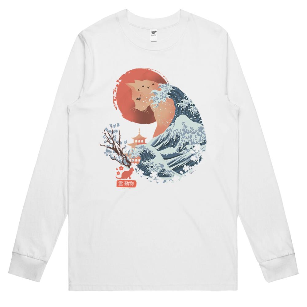 Spirit Animal Cat Long Sleeve T Shirts