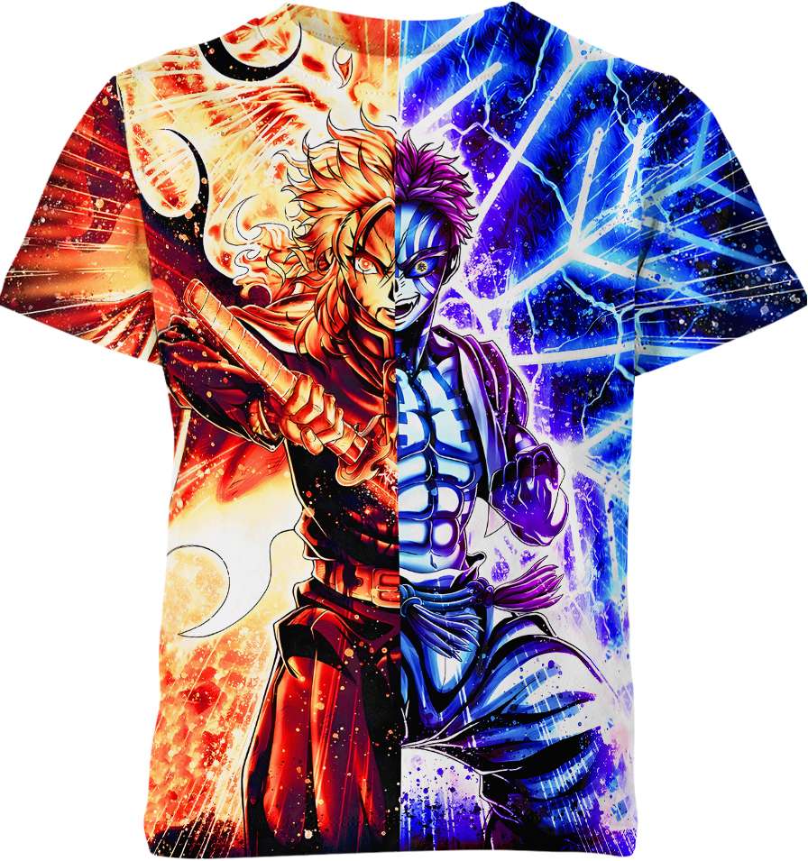 Rengoku Vs Azaka Demon Slayer Shirt