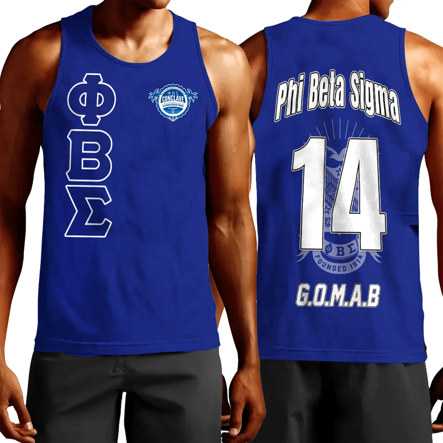 Fraternity Tank Top – Conclave Phi Beta Sigma Tank Top