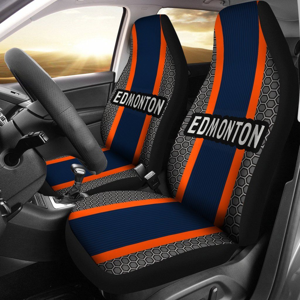 Edmonton Oilers Inspired Car Seat Covers