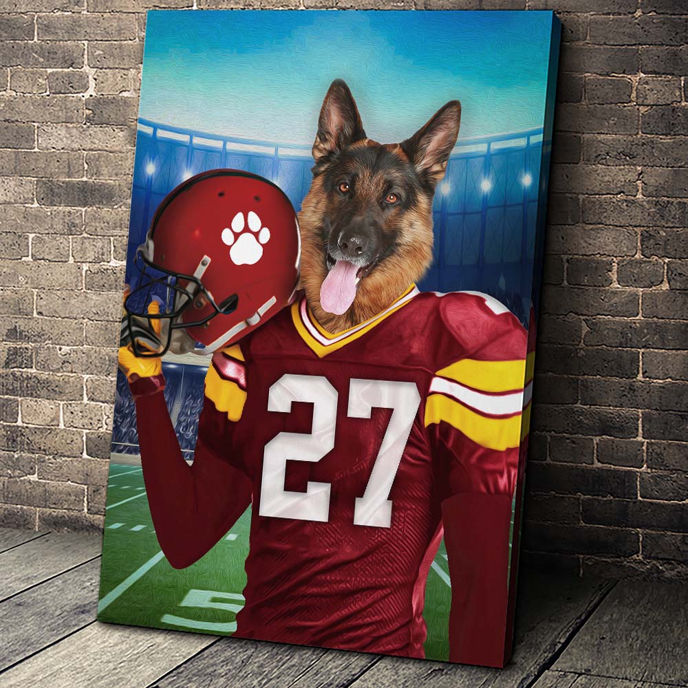 The Kansas City Fan Custom Canvas Pet Portrait