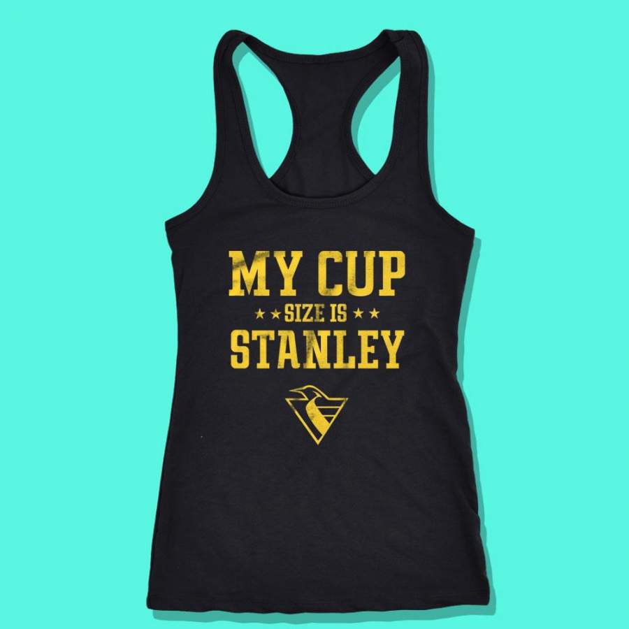 My Cup Size Is Stanley Pittsburgh Penguins Hockey Fan Women’S Tank Top