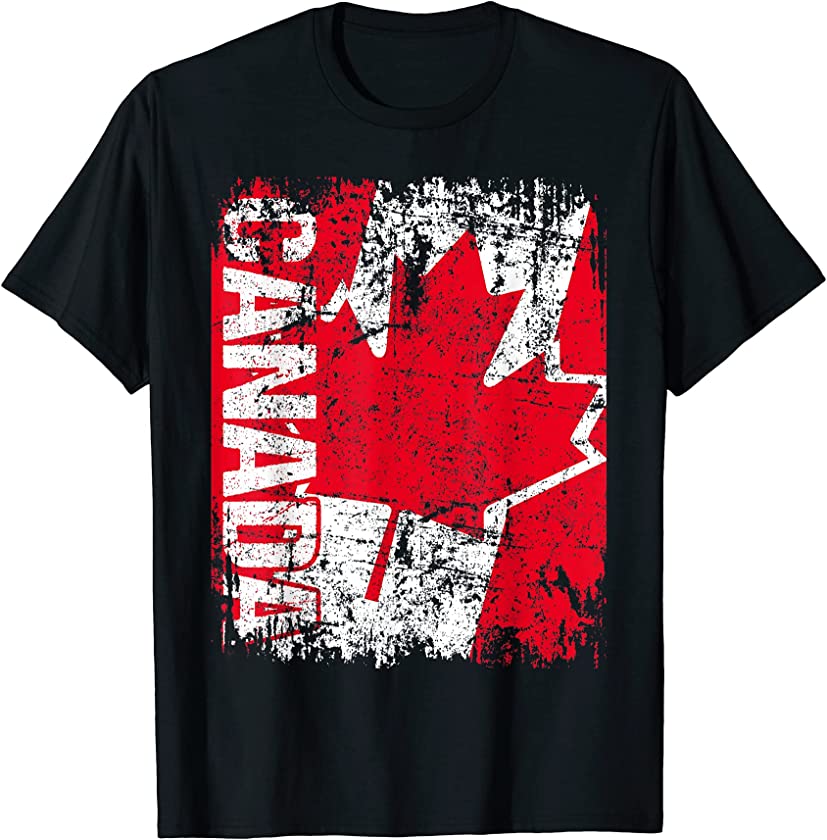 CANADA Flag Vintage Distressed CANADA T-Shirt