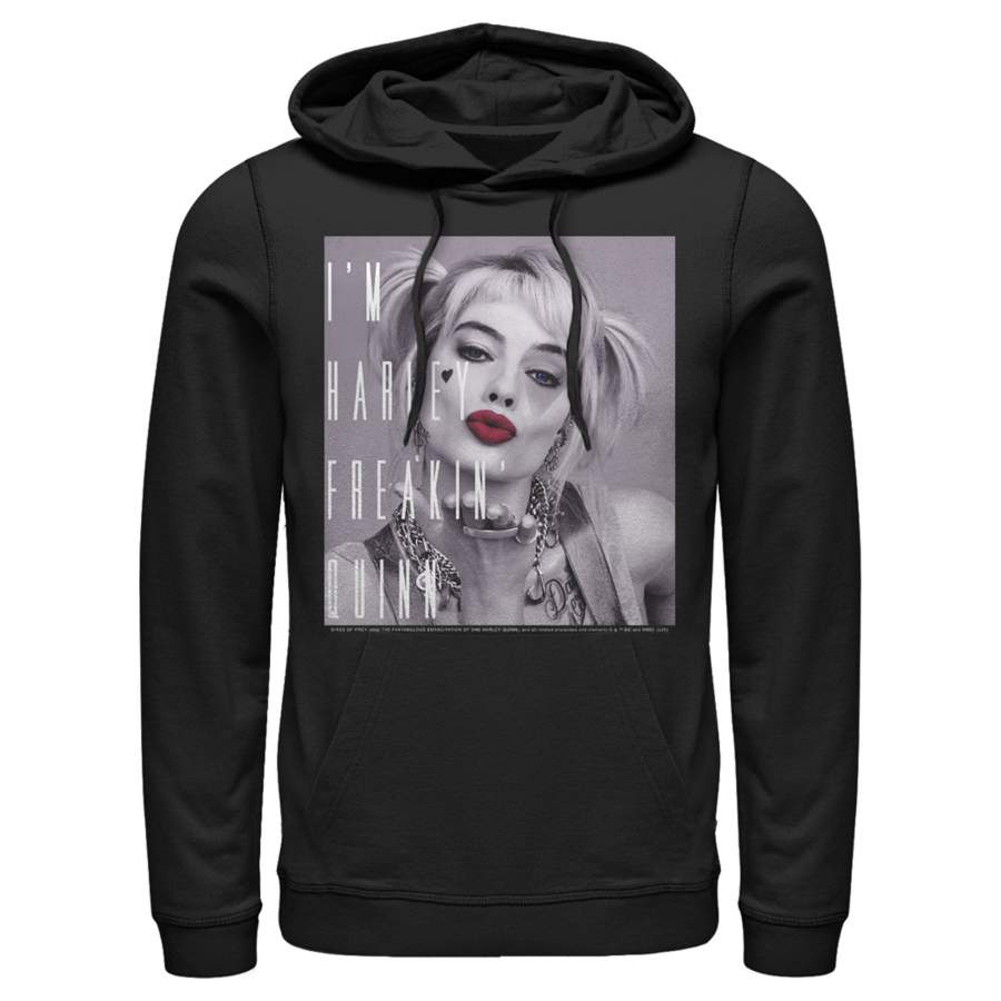 Birds of Prey Men’s I’m Harley Freakin’ Quinn  Lightweight Hoodie