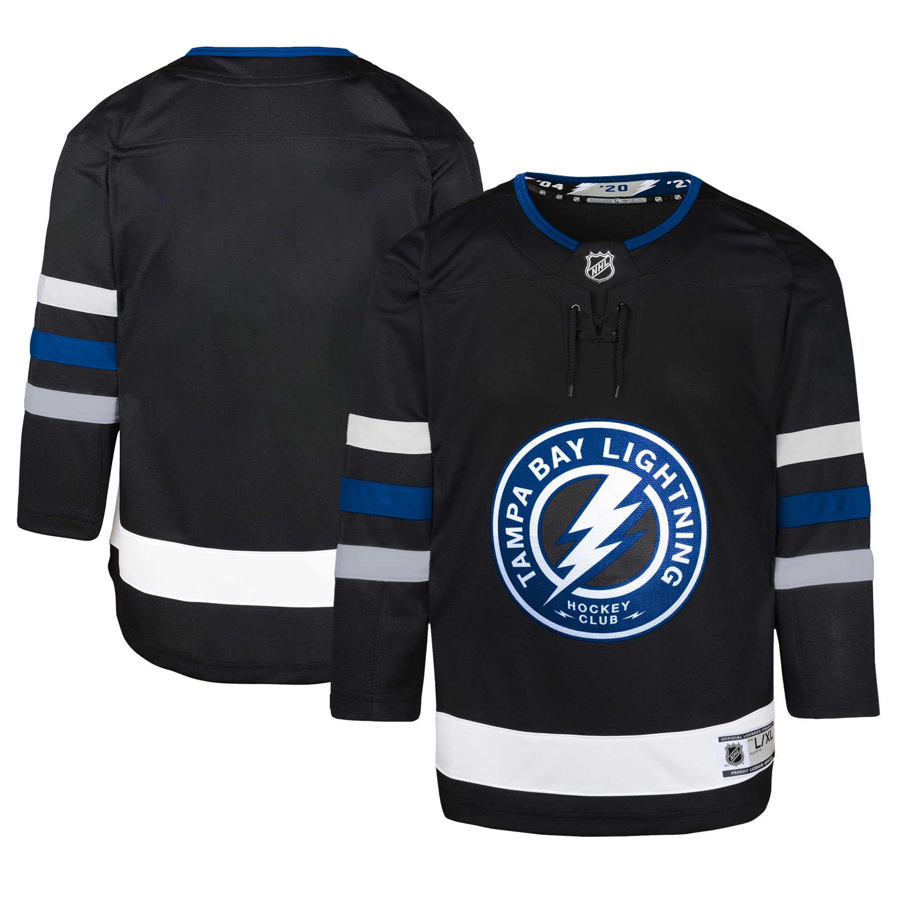 Tampa Bay Lightning Youth Alternate Premier Jersey – Black