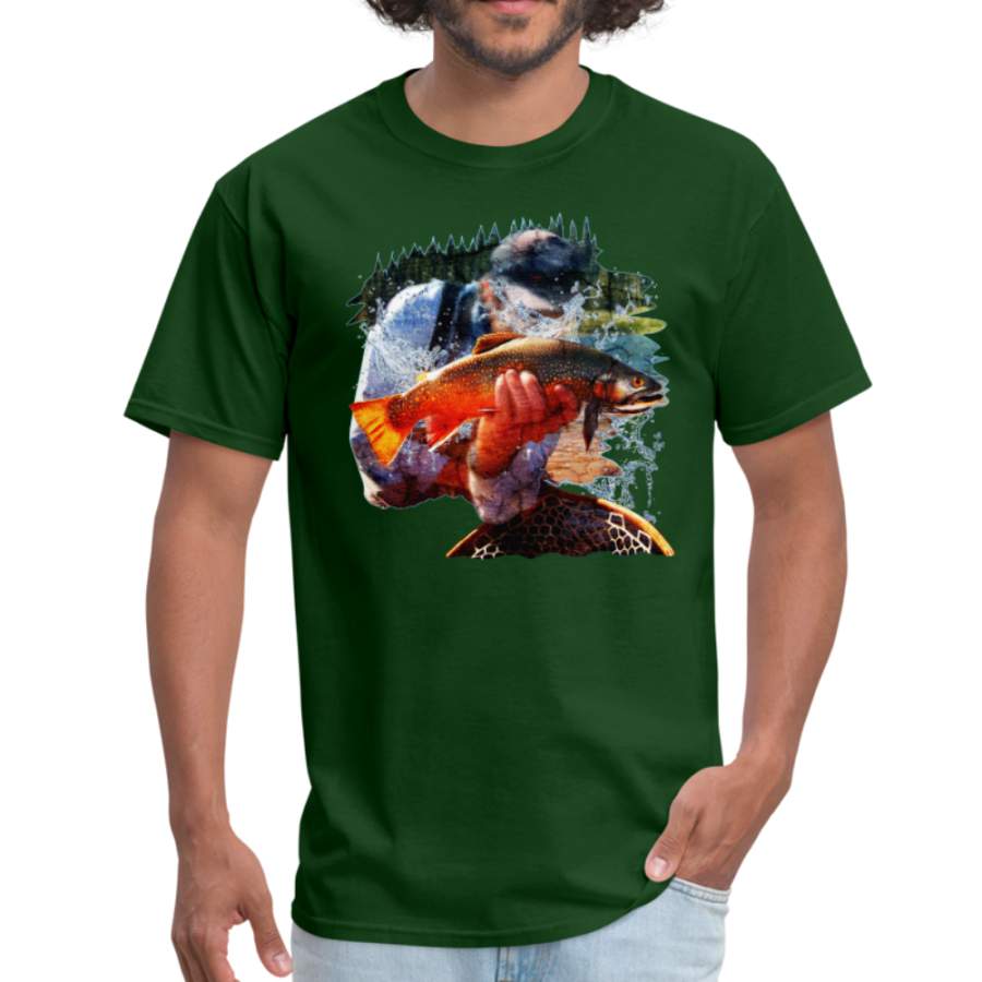 River trout t-shirt – Animal Face T-Shirt