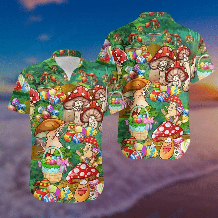 Easter Mushroom Hawaii Shirt Ha85265