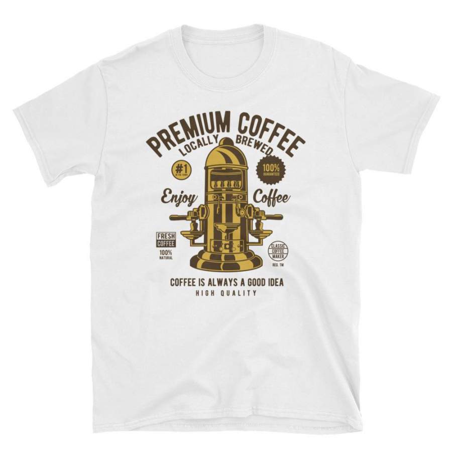 Premium Coffee Vintage Poster T-Shirt