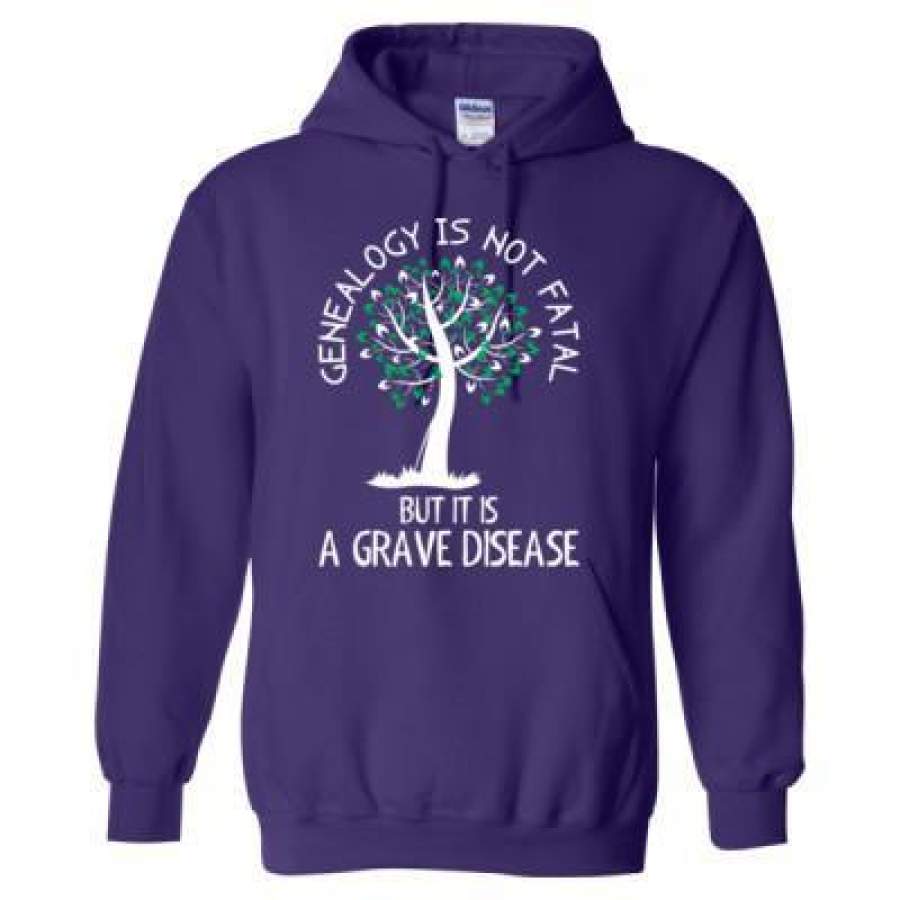 AGR Genealogy Is Not Fatal But It Is A Grave Disease – Heavy Blend™ Hooded Sweatshirt