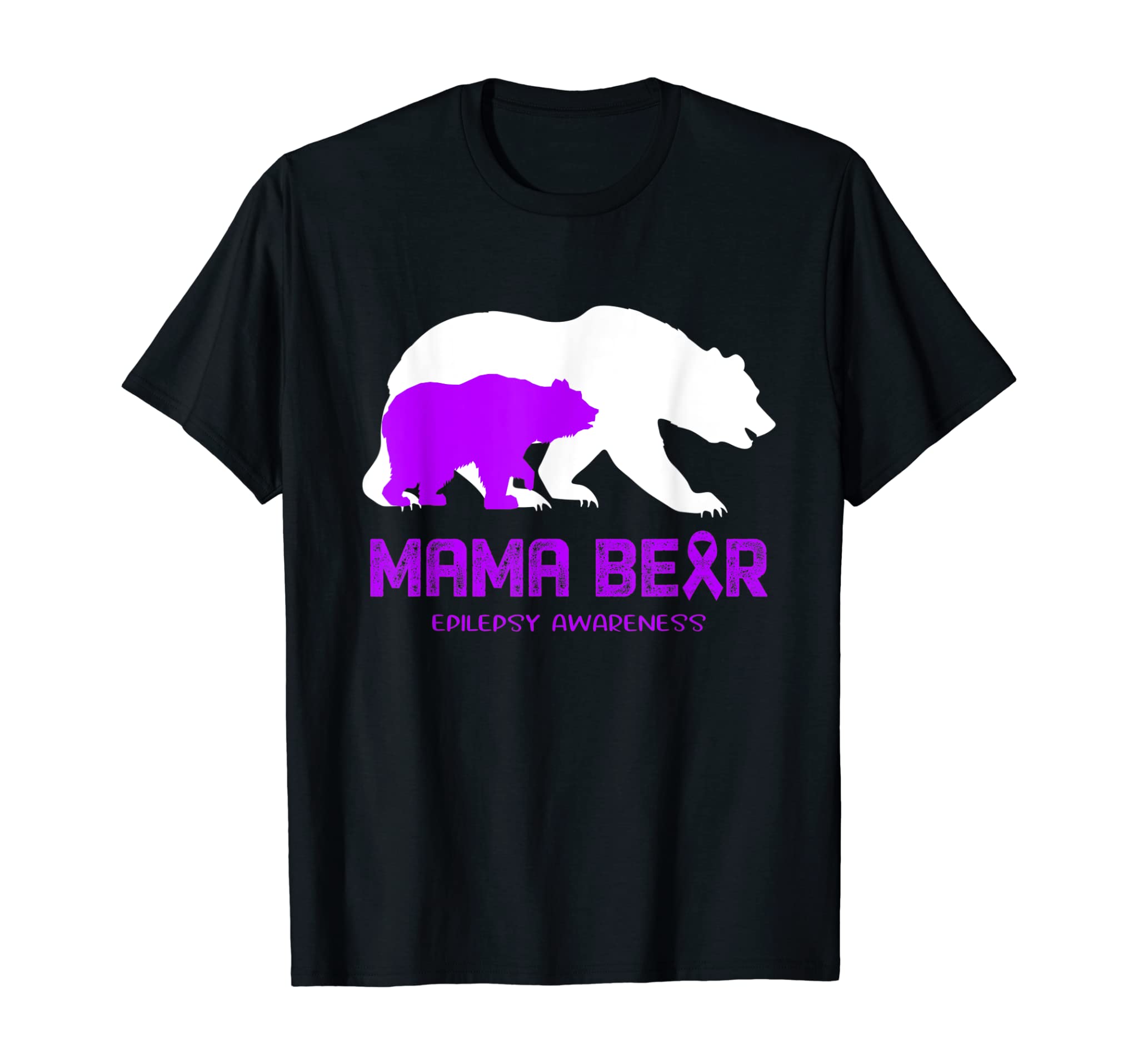 Mama Bear Epilepsy Awareness Shirt For Women Men