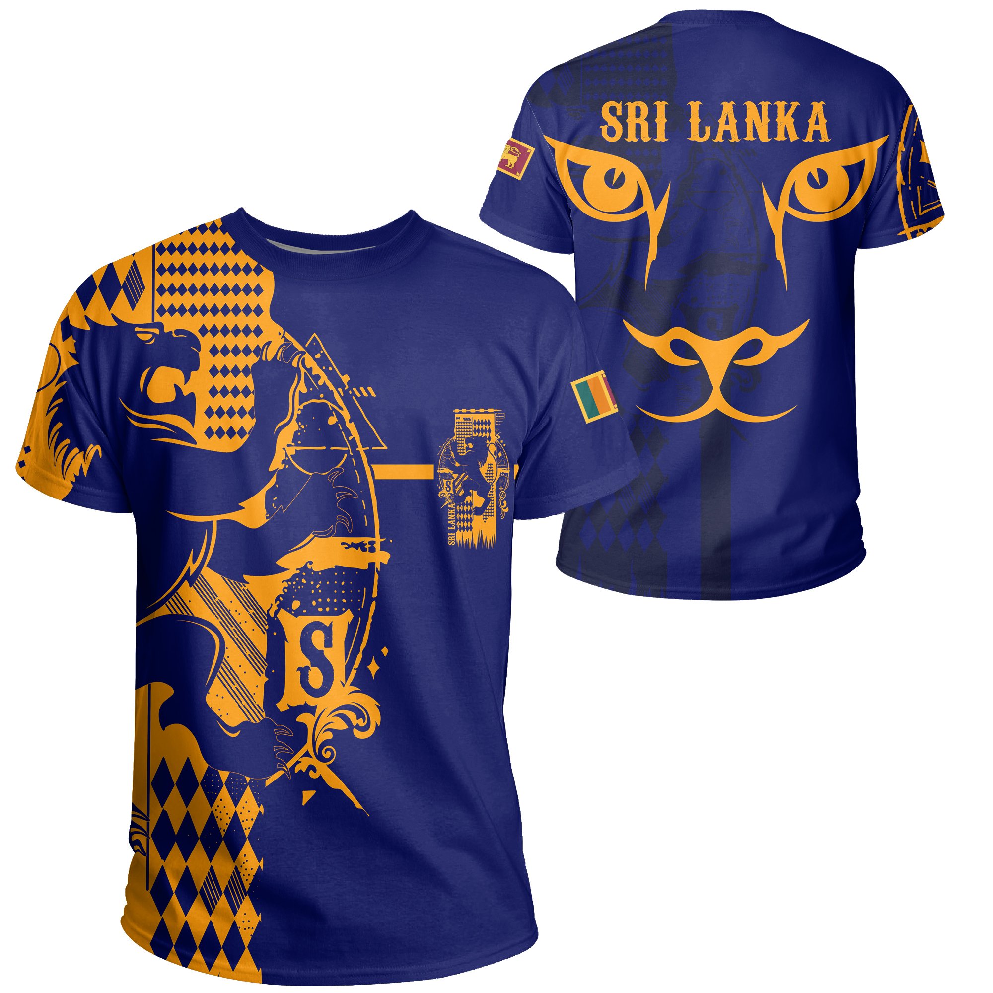 1sttheworld Sri Lanka King Of Lion T-shirt Blue – J5